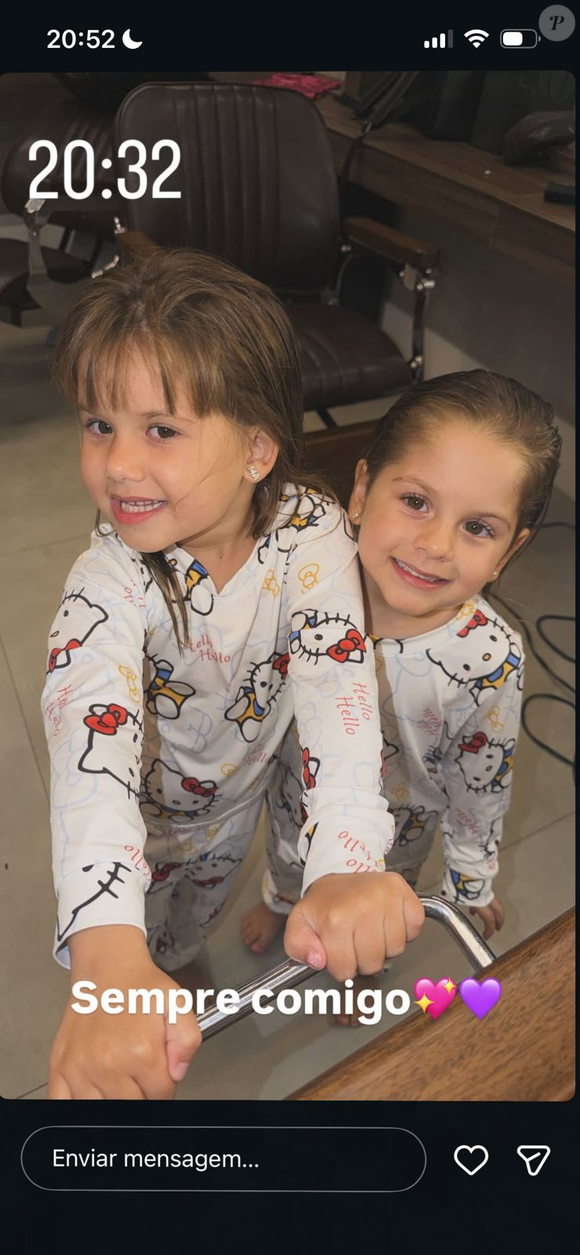 Às vésperas do desfile na Sapucaí, Virgínia se solidarizou com Vini Jr., que fez um desabafo público após relatar injúria racial em partida internacional; ela também mostrou Maria Flor e Maria Alice nos stories