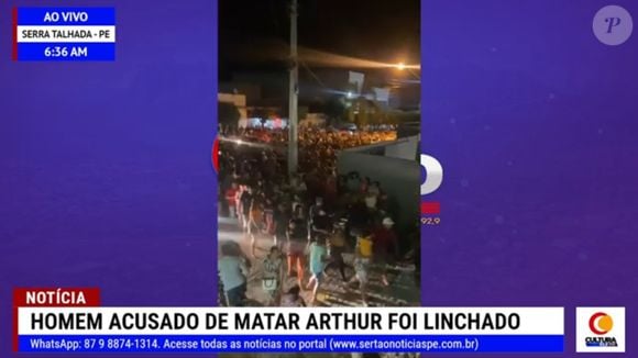 Antônio Lopes Severo foi retirado de carro de polícia e linchado pela população após ser suspeito pelo assassinato de Arthur Ramos Nascimento