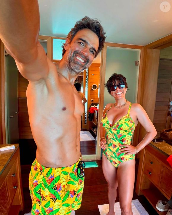 Tadeu Schmidt rouba a cena ao surgir sem camisa e exibir boa forma aos 51 anos; web reage