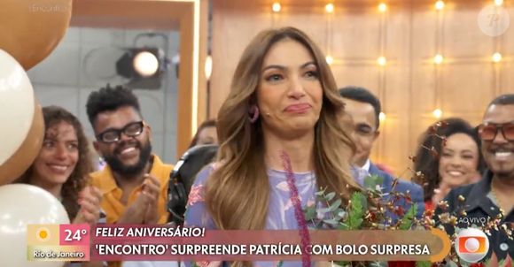 Patrícia Poeta: ‘Eu estou emocionada, porque esse momento da minha vida, em termos pessoais, está sendo um dos mais difíceis. Há dois meses meu filho está se tratando’