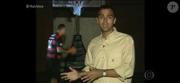 Tadeu Schmidt fez matéria especial sobre o irmão, Oscar Schmidt, há 25 anos na TV Globo