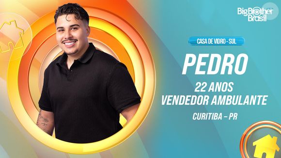 Pedro conquistou 65,32% e já está no 'BBB 26'