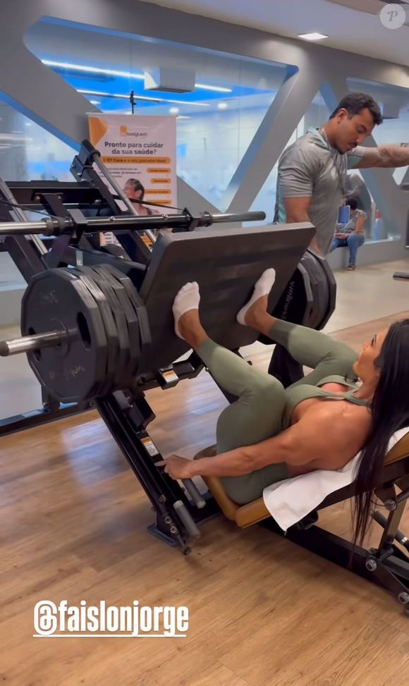 Gracyanne Barbosa mostrou a rotina de treinos após sair do 'BBB 25'.