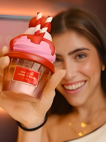 Minha sobrinha ficou louca com a embalagem do meu perfume árabe. Só os 6 frascos de sobremesa deixa qualquer ovo de Páscoa no chinelo