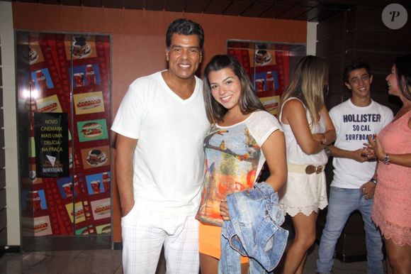 O ator Maurício Mattar, de 61 com a filha, Petra Mattar, de 31 anos