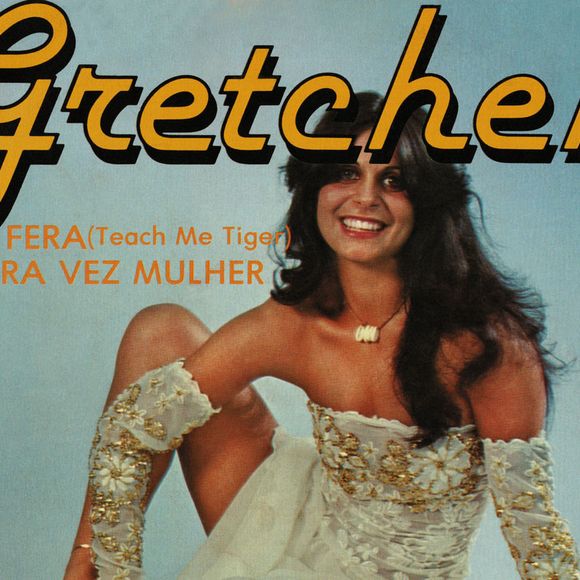 Gretchen nos anos 1980, no auge do sucesso como a Rainha do Bumbum
