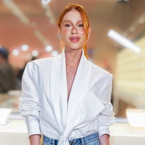 Marina Ruy Barbosa aposta em look hi-lo com peça de grife francesa em São Paulo