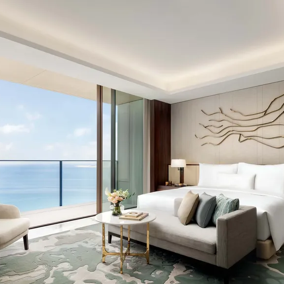 Quarto com vista para o mar