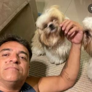 Namorado de Débora Maia fazia publicações raras no Instagram, mas já chegou a posar com os cachorros da mãe de Mel
