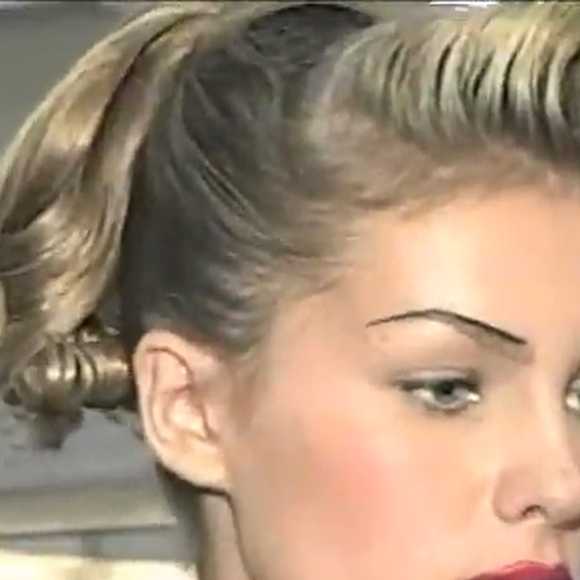 1998 - Ana Hickmann primeira vez na TV em entrevista com Francisco Chagas no Over Fashion