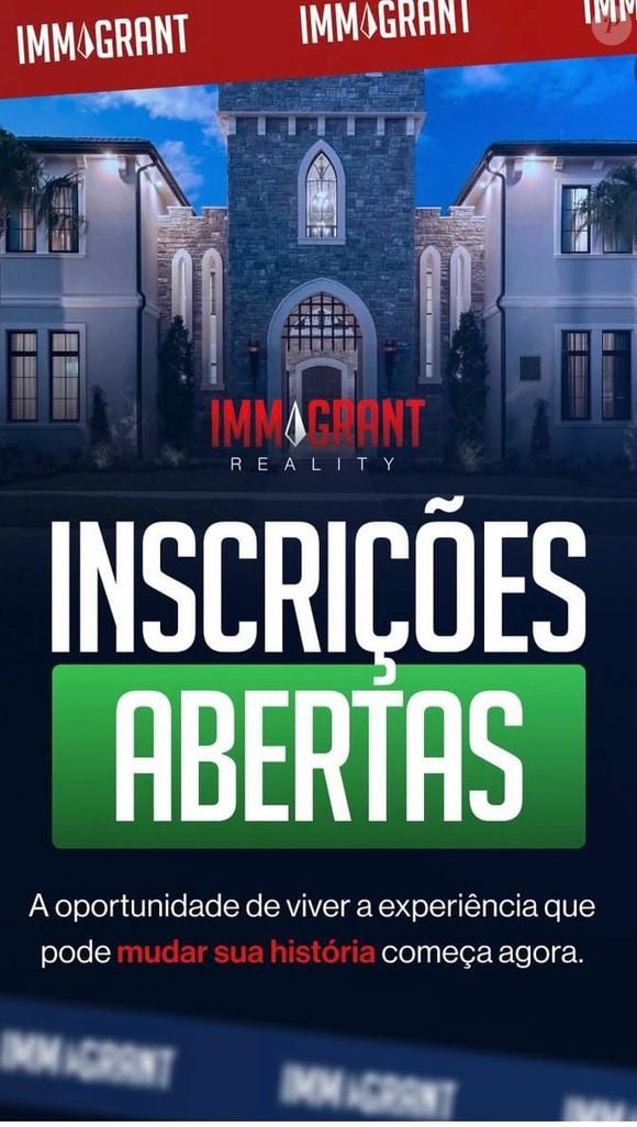 15 brasileiros vão disputar o prêmio no ‘Immigrant Reality’, que deve estrear em maio