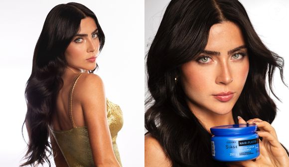 Jade Picon de cabelo preto! Atriz adota fios escuros luminosos para sua primeira vilã em novela vertical da TV Globo