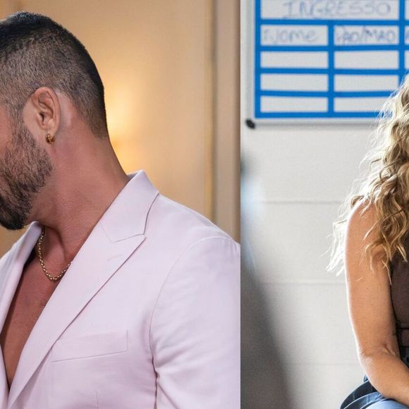 César (Cauã Reymond) fica assustado com a forma com que Odete se refere a Leonardo.