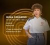 Irina Cordeiro participou da segunda temporada do 'MasterChef Profissionais', em 2017, e terminou em terceiro lugar