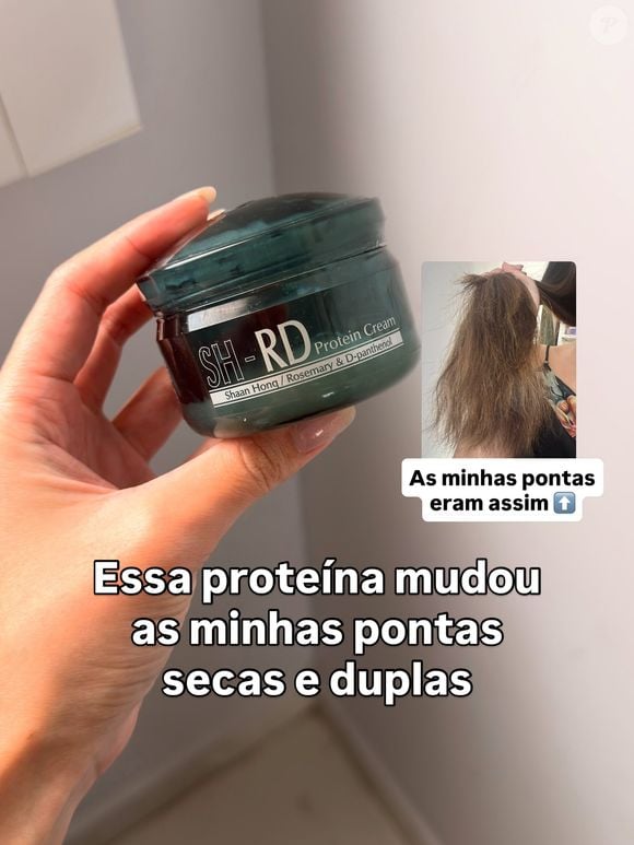 Pontas secas e duplas: criadora revela a proteína que, segundo ela, transformou a aparência dos fios