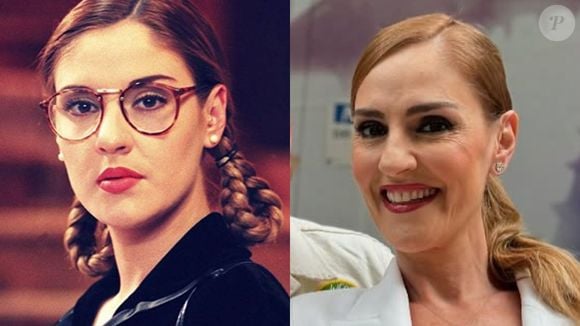 A atriz Chantal Andere Stephanie Bracho - em seu antes e depois.