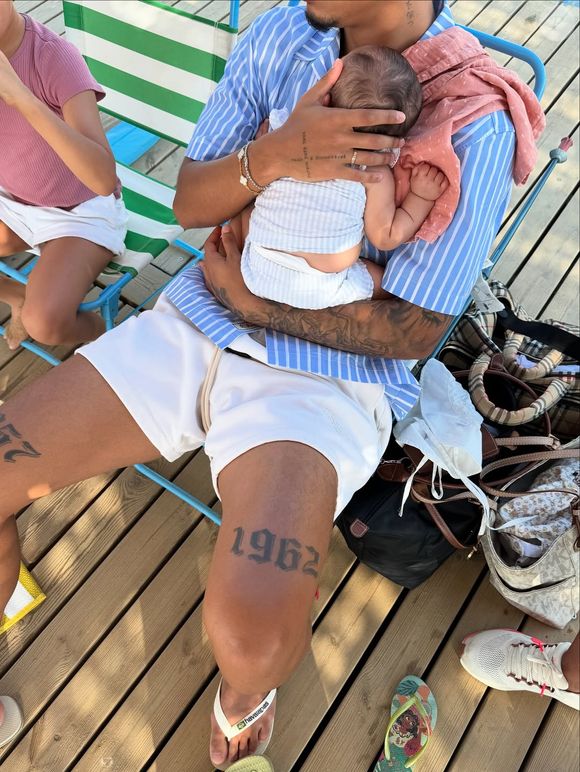 João Mendes aparece com a filha Teresa, neta de Ronaldinho Gaúcho, em momento de família