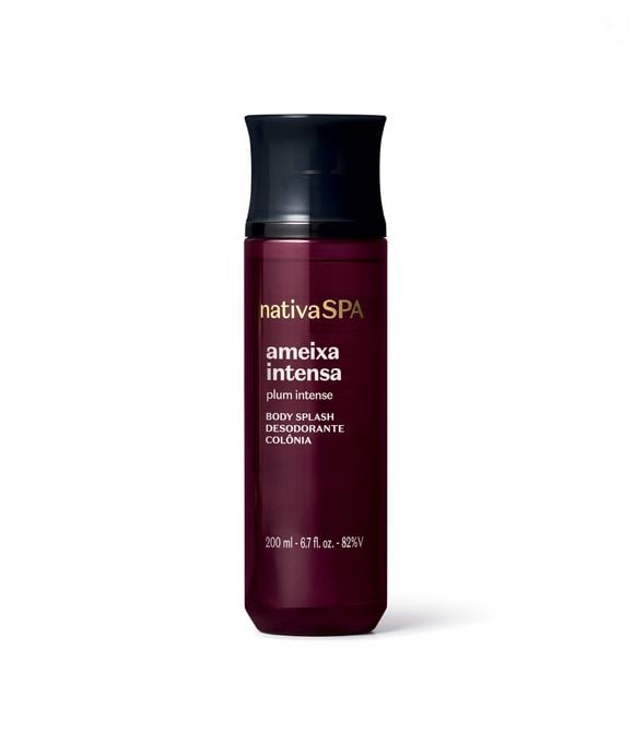 O Body Splash Desodorante Colônia Nativa SPA Ameixa Intensa leva a nova interpretação da ameixa para a perfumação corporal, com notas mais intensas, florais e uma base de madeiras cremosas, âmbar e musk. R$ 92,90