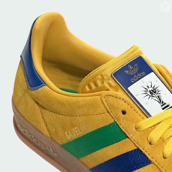 À venda por R$ 699,99 no Brasil, o Tênis Gazelle Indoor pode ser parcelado em até 7 vezes sem juros e se destaca pela proposta atemporal e edição especial