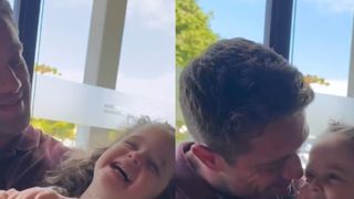 Rafael Cardoso surge em vídeo com filha mais nova e ganha conselho fundamental de ex após internação em clínica: 'Que nos dias difíceis, momentos felizes sejam o seu combustível'