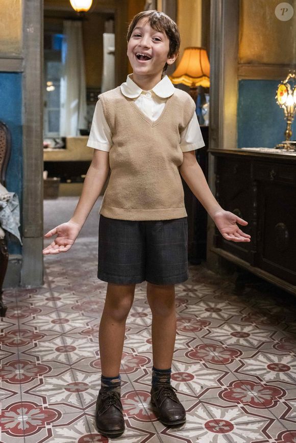 Davi Malizia, o Samir de Êta Mundo Melhor tem 11 anos