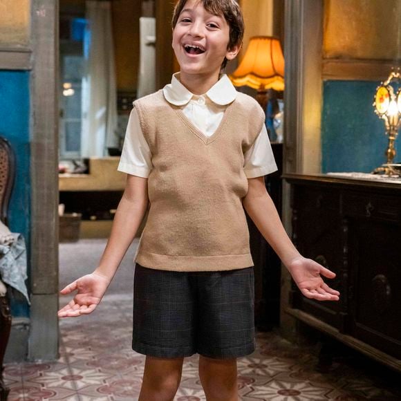 Davi Malizia, o Samir de Êta Mundo Melhor tem 11 anos