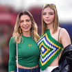 A caçulinha do Xuxa cresceu! Com crochê Brazilcore, filha de Sheila Mello com o atleta surpreende por altura aos 13 anos; mãe e filha combinam looks
