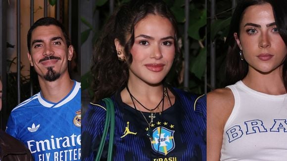 Brazilcore começou: às vésperas da Copa do Mundo 2026, Jade Picon e Maisa Silva entram na tendência para jogo; Gi Lancellotti e Gabriel David combinam look com blusa do Real Madrid; fotos!