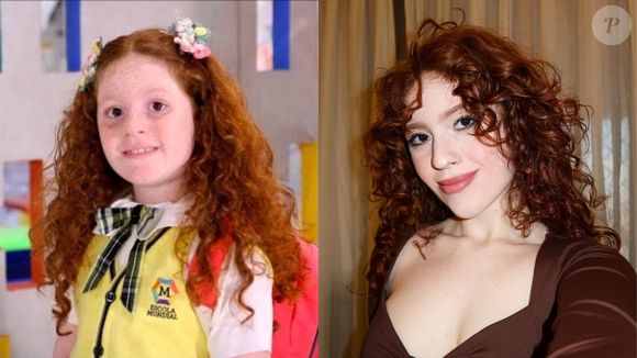 Outra atriz que mudou muito foi Victória Diniz, a Bibi de 'Carrossel'. Hoje, com 22 anos, ela se destaca como influenciadora, produzindo conteúdo de beleza e lifestyle