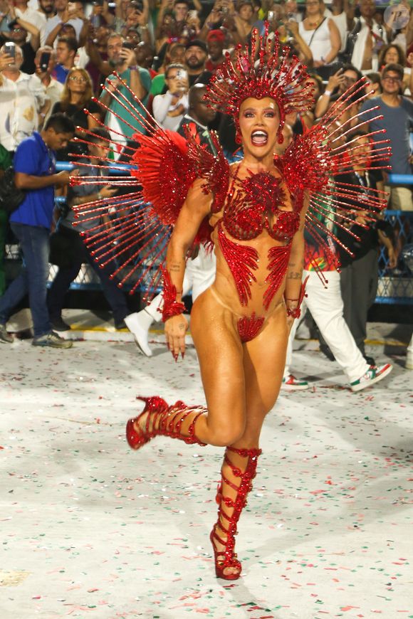 Fantasia da Virgínia no Carnaval 2026 valorizava o enredo da Grande Rio,'A Nação do Mangue'