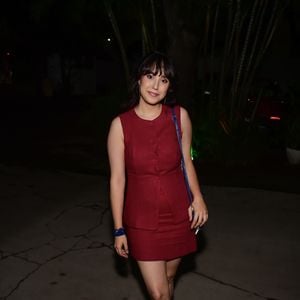 Amara Hartmann em festa de confraternização da novela 'Dona de Mim', da TV Globo