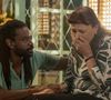 Jão (Fabrício Boliveira) revela para Ana Lúcia (Iara Jamra) que Cacá (Pri Helena) mente sobre sua profissão e não é cuidadora de idosos.