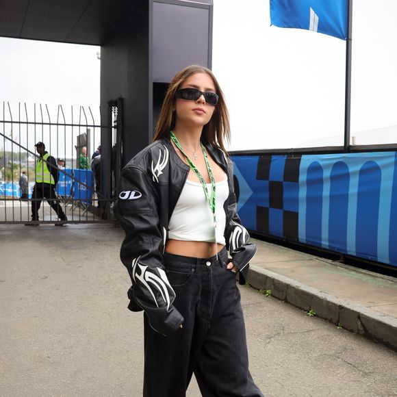 Jade Picon  no Grande Prêmio de Fórmula 1 em SP