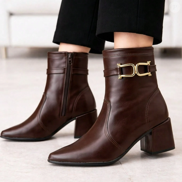 Bota da Shein conquista espaço nos looks de inverno com visual sofisticado e toque de luxo discreto