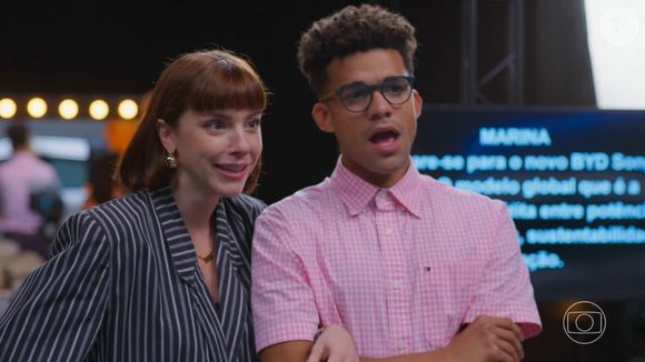 'Vale Tudo' contou com cena de merchandising de Marina Ruy Barbosa com Alice Wegmann e Lucas Neto