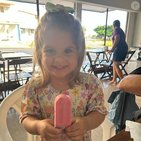 Maria Flor é a filha de Virgínia Fonseca e Zé Felipe que mais faz sucesso na web