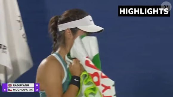 Emma Raducanu chorou ao ver stalker na arquibancada de competição em 18 de fevereiro de 2025