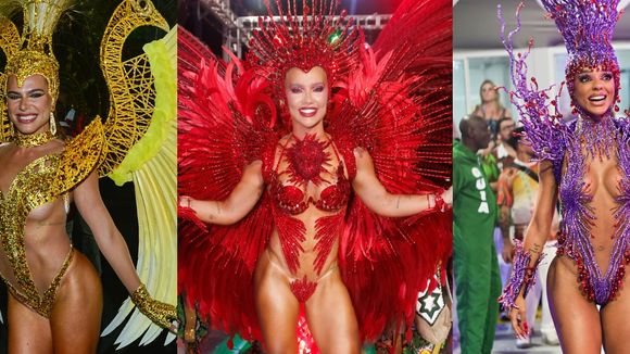 Virgínia, Mariana Goldfarb, Brunna Gonçalves e mais: Grande Rio reúne time de famosas e garante posto de escola de samba mais 'pop' do Brasil. Veja fotos dos looks!
