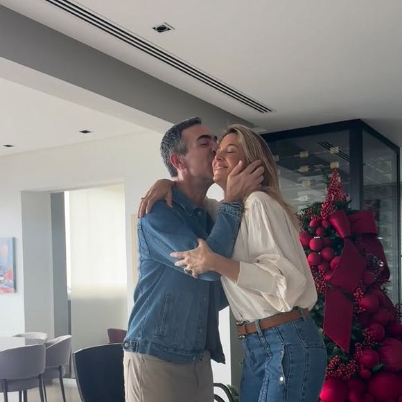 César Tralli e Ticiane Pinheiro faziam a sobrancelha no mesmo salão de beleza