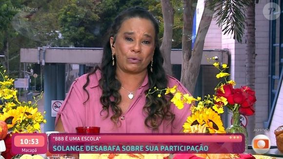 "Quero muito pedir perdão. De verdade, ao meu público, a esse país, que a maioria nunca me viu tendo esse tipo de comportamento", disse Solange Couto
