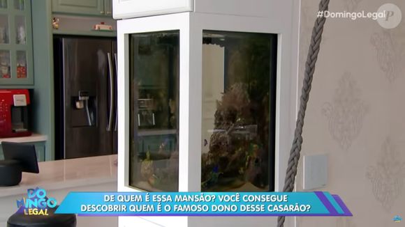 Casa do sertanejo Marcos, dupla de Belutti, tem aquário em um dos ambientes