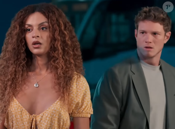 Leonardo (Pedro Novaes) se irrita ao saber que Viviane (Gabriela Loran) é trans