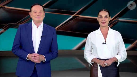 Carolina Ferraz não se dava bem com Roberto Cabrini, segundo o colunista Gabriel Perline