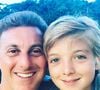Nas redes sociais, o casal de apresentadores deixou mensagens especiais para Joaquim