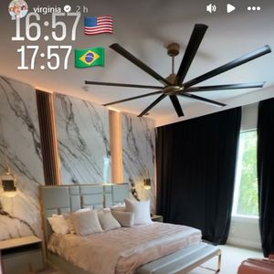 A mansão alugada por Virgínia conta com pelo menos 7 suítes