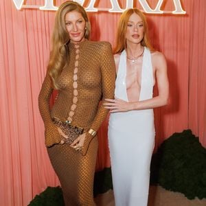 Gisele Bündchen e Marina Ruy Barbosa em evento nesta quinta-feira (18)