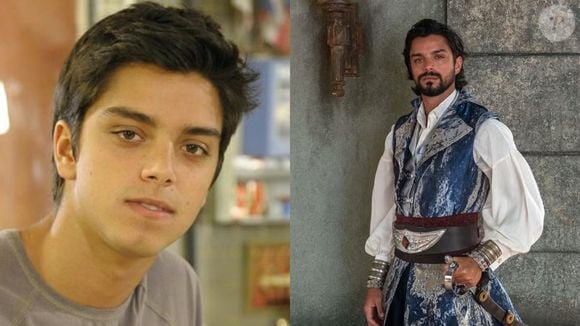 Rodrigo Simas foi o mini vilão de 'Fina Estampa', em 2011. Muitos anos se passaram e o galã interpreta Omar em 'A Nobreza do Amor'