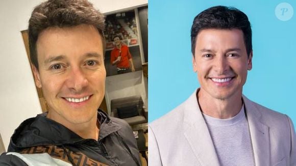 O apresentador Rodrigo Faro recorreu ao transplante para disfarçar sua testa que, segundo ele, estava 'indo para trás'