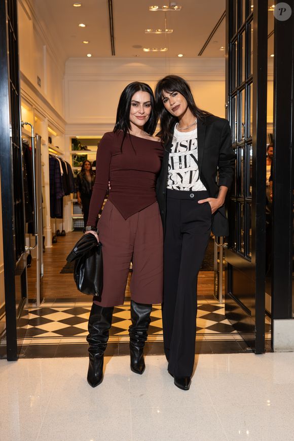 A moda monocromática foi centro do look de Cleo para prestigiar a estreia da primeira collab feminina assinada por Anttónia, sua irmã, com a marca Ellus