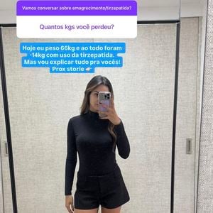 Filha de Kelly Key, Suzanna Freitas perdeu 14 kg com Monjauro e destaca: ‘É um auxílio, mas boa parte do shape que estou construindo é muito por disciplina minha’
